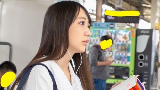 《限定》【電車チカン】【中出しSEX】クリーム色　原液受験生　＃3