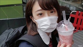 初撮影！！個数限定！【無修正】ショートボブがよく似合うテニス部所属の妹系女子生徒と淫行中出し！見かけによらず敏感体で我慢できずに2回中出し！！（長編）