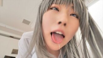 一位在私人寫真拍攝圈超有名、身材嬌小又瘋狂的coser：Ahegao GAMGIMARI★Bakubokkanaka